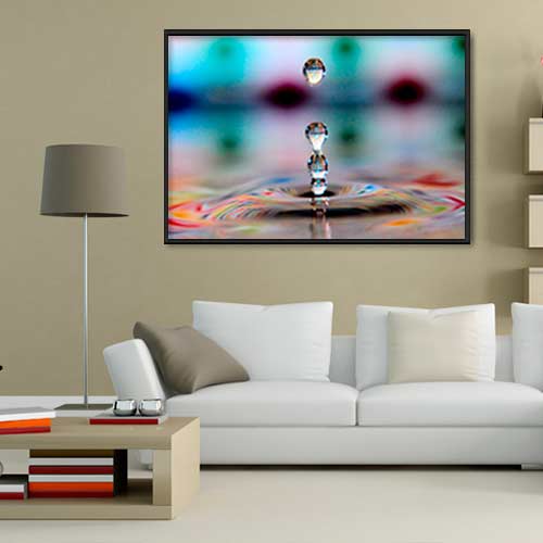Quadro Decorativo - Gotejando arte